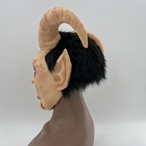 Máscara del <span class=keywords><strong>diablo</strong></span> Máscara de Halloween Evil Angel Scary Latex Ram para adultos Las máscaras de <span class=keywords><strong>Lucifer</strong></span> - Product Image 5