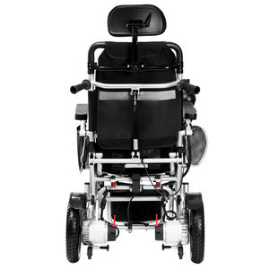 Nueva silla de ruedas eléctrica de viaje, silla de ruedas eléctrica con respaldo portátil motorizado plegable Automático para Ancianos médicos - Product Image 6