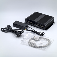 D2188BL Lecteur UHF RFID 8 Ports 15m Portée Impinj E710 E510 ISO18000 6C 33dBm 650 Tags Seconde RS232 485 Ethernet GPIO