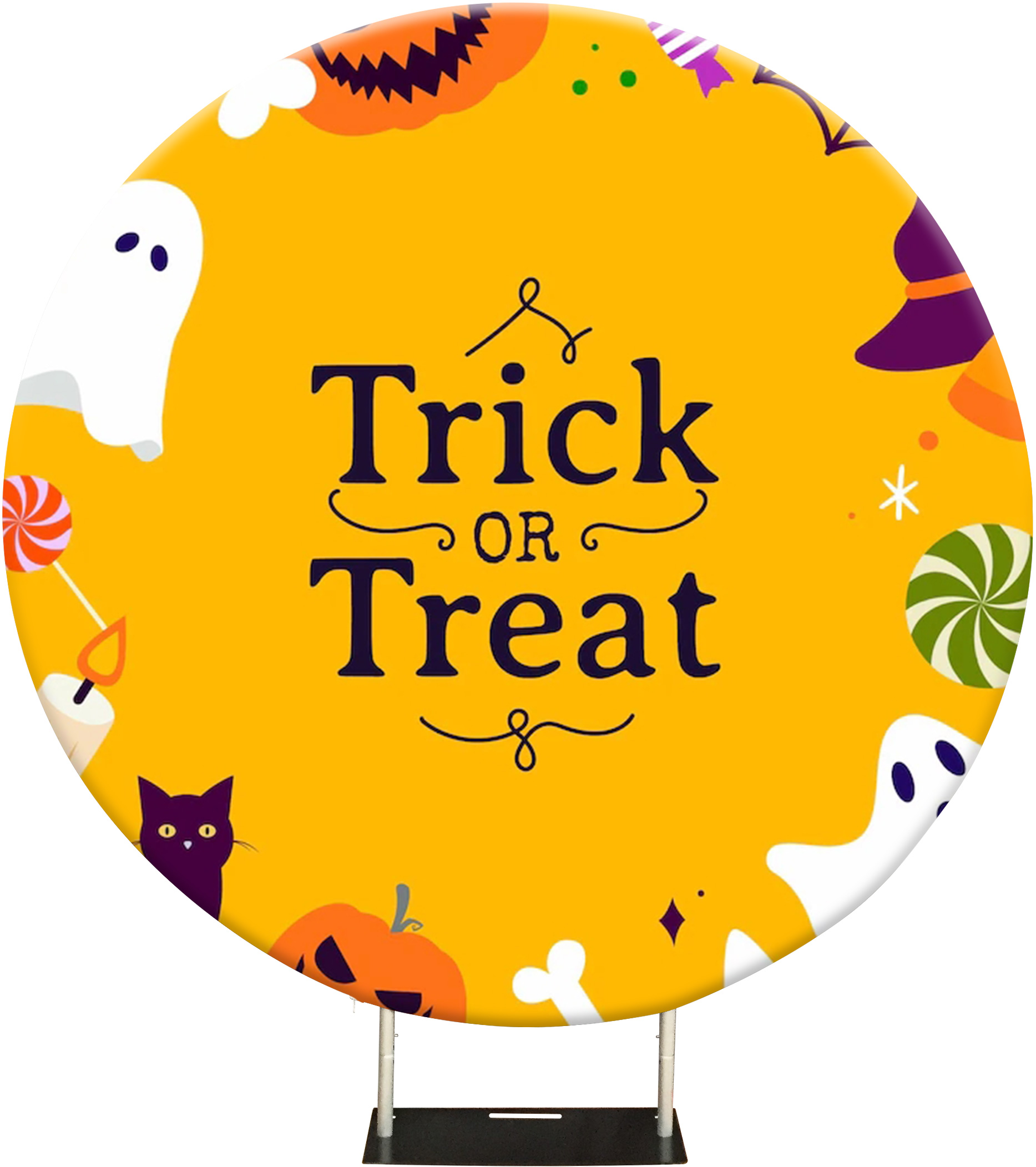 Печатная эластичная подставка для вечеринки Современный Свадебный Декор набор декорации Wventos 2 м пользовательский круглый чехол для фона