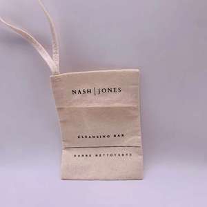 Custom Wholesale Cotton Canvas <b>Pouch</b> Biodegradable Herringbone <b>Drawstring</b> Dust Sachet Bags Package Silk Screen Printing Woven - Product Image 4