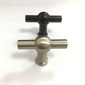 Modern Black Zinc T-Bar Pull Handle for Kitchen Cabinets &amp; Wardrobe Drawers Zamak Material Home Decor for Bedrooms &amp; Warehouses - Product Image 6