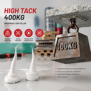 Adhesivo de Construcción Híbrido de Polímero MS Super 7 de Alta Adhesión, Impermeable y Multiusos para Paneles de Pared y Espejos - Product Image 3