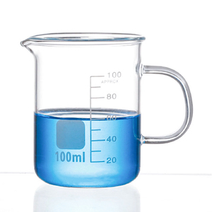 Bécher gradué en verre borosilicaté avec poignée, 250 ml et 50 ml, gradué pour les expériences de chimie - Product Image 2