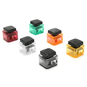 Zm245 botão elástico de plástico quadrado, novo design colorido