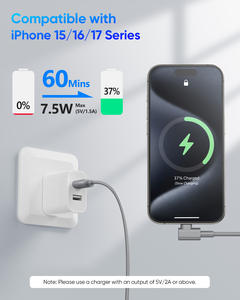 Cables USB Tipo C Personalizados de Fábrica, 18W, Alta Velocidad, Carga Rápida, Cable de Datos, Cable Personalizado, Cavo di Ricarica, Cable de Carga - Product Image 3