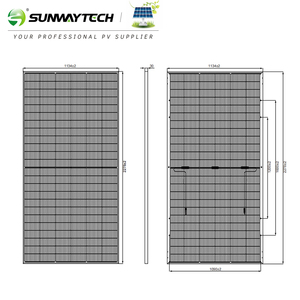 แผงโซลาร์เซลล์สีขาวประสิทธิภาพสูง Placa Painel Solar 560 วัตต์ 555w 570w 575 วัตต์ โซลาร์ 560w แผงโฟโตโวลตาอิก SW575N-144 1000 - Product Image 3