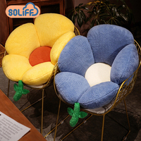 Bantal Boneka Bunga Desain Baru, Bantal Plush Lembut, Bantal Hias Rumah, Bantal Duduk