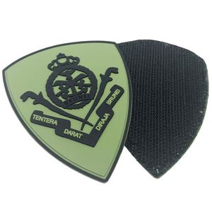 Parches de Goma Suave con Relieve al por Mayor, Parche de PVC con Logotipo Personalizado, Parche con Gancho y Bucle - Product Image 1