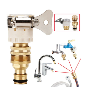 Conectores de grifo de manguera de jardín universales 3 en 1, adaptador de grifo de 15 ~ 23mm, Conector de agua de jardín de latón - Product Image 6