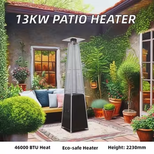 2025 nóng bán hiện đại phong cách mới Kim tự tháp khí nóng ngoài trời với ngọn lửa thép không gỉ dễ dàng để di chuyển sân ngoài trời khí nóng - Product Image 4