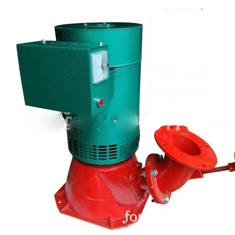 5kw Excitation Oblique Impact Small Hydroelectric Generator Micro Flow Generator Small Water Turbine