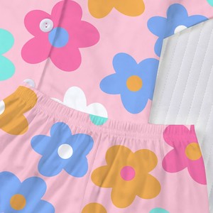 Nuovo pigiama da ragazza della scuola media Set di pantaloncini a maniche corte stampa pigiama per bambini - Product Image 3