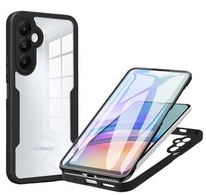 เคสโทรศัพท์แบบบางน้ำหนักเบากันกระแทกกันรอยขีดข่วนสำหรับ A35 5G แบบ360สองด้านพร้อมที่ครอบหน้าจอ - Product Image 4