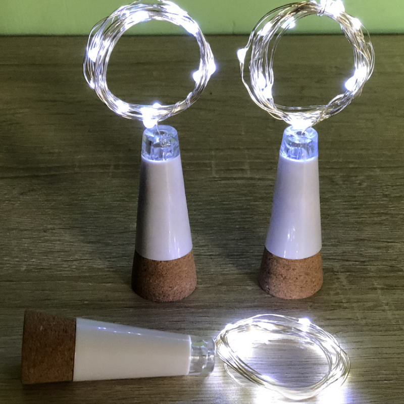 CRESTECH 20-LED Solar IP44 Fairy Christmas String Lights - High Brightness Copper Wire Decorative Li