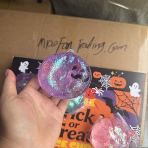 Juguete Blandito de Malta con Forma de Calabaza Fantasma de Halloween con Caja para Regalos Navideños para Niños - Product Image 3