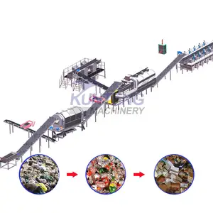 Hoch effiziente Abfallen tsorgungs maschinen für MSW-Müllrecycling-Kunststoffs ortier maschinen