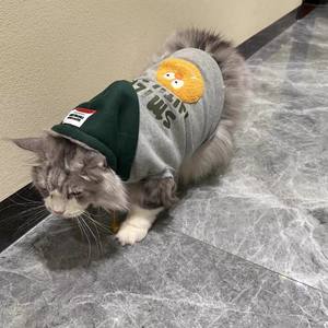 เสื้อฮู้ดสำหรับสัตว์เลี้ยงลาย <span class=keywords><strong>Devon</strong></span> Sphynx สำหรับฤดูหนาวและฤดูใบไม้ร่วง ดีไซน์เรียบง่าย มีเชือกผูก สายรัดแบบมีซิป บุด้วยผ้าฟลีซ สไตล์ทันสมัย สำหรับสุนัขในช่วงคริสต์มาส - Product Image 5