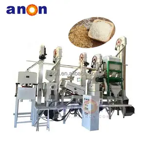 Anon Vietnam 20-30 TPD Complete Rice Mill Line Steady Rice Milling Machine Complete Set Combined