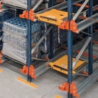 Chariot élévateur radio bidirectionnel sans fil robuste pour rayonnages à palettes, avec accès aux charges auxiliaires flexible