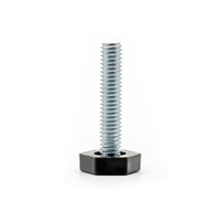 Filetage de tige de haute qualité 3/8-16X1 "" pieds de nivellement de socle pieds de vis de réglage réglables pour jambe de meuble