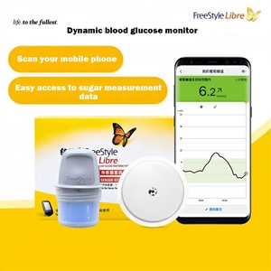 เซ็นเซอร์ตรวจวัดระดับน้ำตาลอย่างต่อเนื่อง Libre2 <span class=keywords><strong>CGM</strong></span> ได้รับการรับรองมาตรฐาน CE สำหรับการจัดการโรคเบาหวานแบบพกพา บันทึกผลการตรวจวัดในอดีตได้ 200 รายการ - Product Image 4