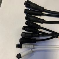 M12 M8 M16 M15 prise électrique étanche 2 3 4 5 6 broches M12 connecteur de câble pour éclairage LED extérieur