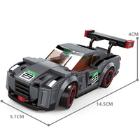 Bloc voiture 2874 course Super voiture de sport Mini MOC briques modèle jouet éducatif enfants assembler bloc de construction en plastique jouet briques