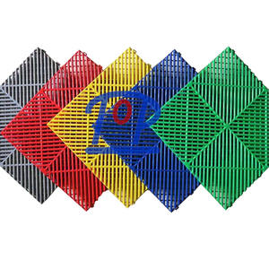 Carreaux de sol de garage à emboîtement PP Design moderne de haute qualité résistant à l'usure pour les garages de lavage de voiture capacité de modèle 3D - Product Image 1