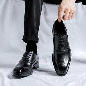 Chaussures habillées en cuir artificiel les plus vendues, chaussures de mariage pour hommes, chaussures en cuir PU officielles pour hommes - Product Image 4