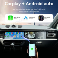 MOOKAKA Lecteur multimédia de voiture Récepteur stéréo Navigation GPS Unité principale à double écran pour Porsche Macan 2018-2024 avec Carplay DSP