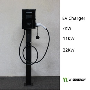 Nouvelle <span class=keywords><strong>borne</strong></span> de recharge murale Huinengzhi 7KW 11KW 22KW OCPP Type 2 pour véhicules électriques - Product Image 6
