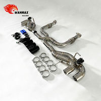 Système d'échappement à soupapes en acier inoxydable pour Chevrolet Corvette C8 6.2L V8 Performance Catback avec silencieux à quatre sorties