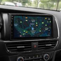 Pemutar MP5 Mobil OLED 2 DIN Universal, Radio, Navigasi GPS, CarPlay Nirkabel, Android Auto untuk Head Unit FM, AI Voice DSP