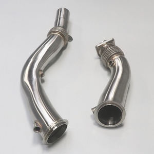 ระบบท่อลงสเตนเลสเกรดพรีเมียม 304 สำหรับ BMW F80 M3 F82 M4 F83 ปี 2015-2020 เครื่องยนต์ S55 Turbo - Product Image 2
