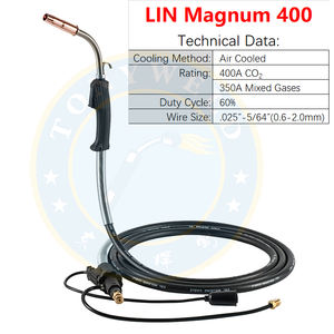 Pistola per Saldatura MIG 400A <span class=keywords><strong>Magnum</strong></span> 400 Pistola per Saldatura CO2 10ft - Product Image 2