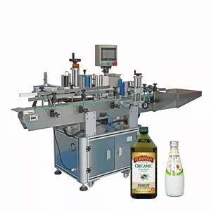 Automatic Food Container Beverage Water Bottle Self Adhesive Sticker Label Printing Machine