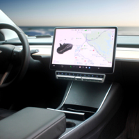 Pour Tesla modèle 3 modèle Y 2020-2024 bouton intelligent écran central boîte de rangement voiture porte siège réglage boutons de commande
