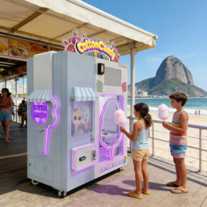 Máquina Expendedora de Algodón de Azúcar Automática y Confiable de Doble Cámara con Gran Capacidad para Parques de Diversiones y Comedores Escolares - Product Image 6
