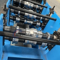 Máquina perfiladora de tejas metálicas para techos de 318 mm con control PLC, equipo para fabricar tapas de techo para materiales de construcción