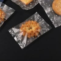 Sacs d'emballage personnalisés en plastique transparent givré thermoscellables pour aliments, bonbons, biscuits, emballages individuels de biscuits avec design