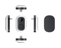 Sonnette vidéo WiFi Tuya M21 avec carillon, vision nocturne couleur 1080P, étanche, stockage cloud gratuit