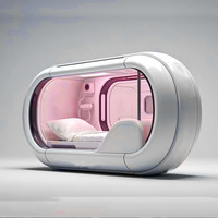 Mini-capsule spatiale de couchage, structure en acier, hôtel, aéroport, logement temporaire insonorisé, chambre individuelle, hébergement