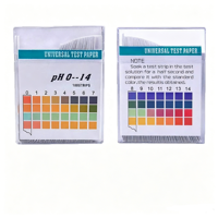 Kit de test de pH 0-14 pour piscine, spa, aquarium, réservoir à poissons, urine, salive, boissons, kit de test de pH sur papier pour la fabrication de savon