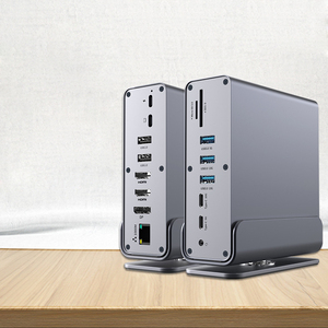 Заводская цена, вертикальный 15 в 1 порт, usb-концентратор, док-станция с поворотной подставкой - Product Image 1