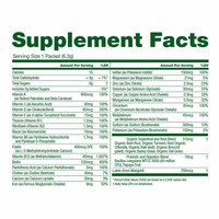 Poudre multivitaminée pour femmes en sachets de marque privée - Énergie quotidienne et soutien immunitaire, boisson facile à mélanger au goût de baies, 30 sachets