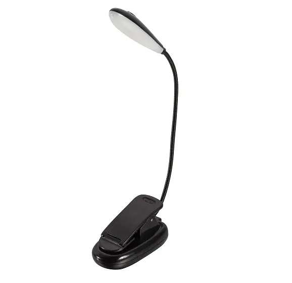 3 led luminoso flessibile luce del libro del led letto luce di lettura può clip on table sul libro