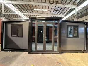 20Ft 40Ft Listo para enviar Casa prefabricada extensible con cocina Dormitorio Precio personalizable Villa - Product Image 4