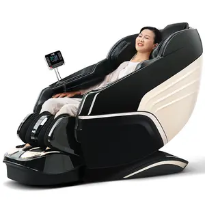 Elektrischer 4D Massage stuhl Dual Core Thai Stretch Shiatsu Schwerelosigkeit Doppel mechanismus Stuhl für Massage stuhl