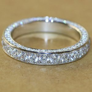 Anello dal Design a Fascia Intera, Stile Semplice, Anello da Dito per Donne - Product Image 2